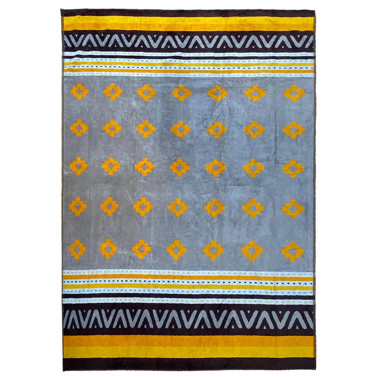 STRANDTUCH Frottee Velours Jacquard Macarena 140x180 400g/m² - Orange, Textil (140/180cm) - LE COMPTOIR DE LA PLAGE