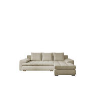 ECKSOFA TOMI Abriamo Beige Rechts - Beige, Holz (237/150cm) - Kaiser Möbel