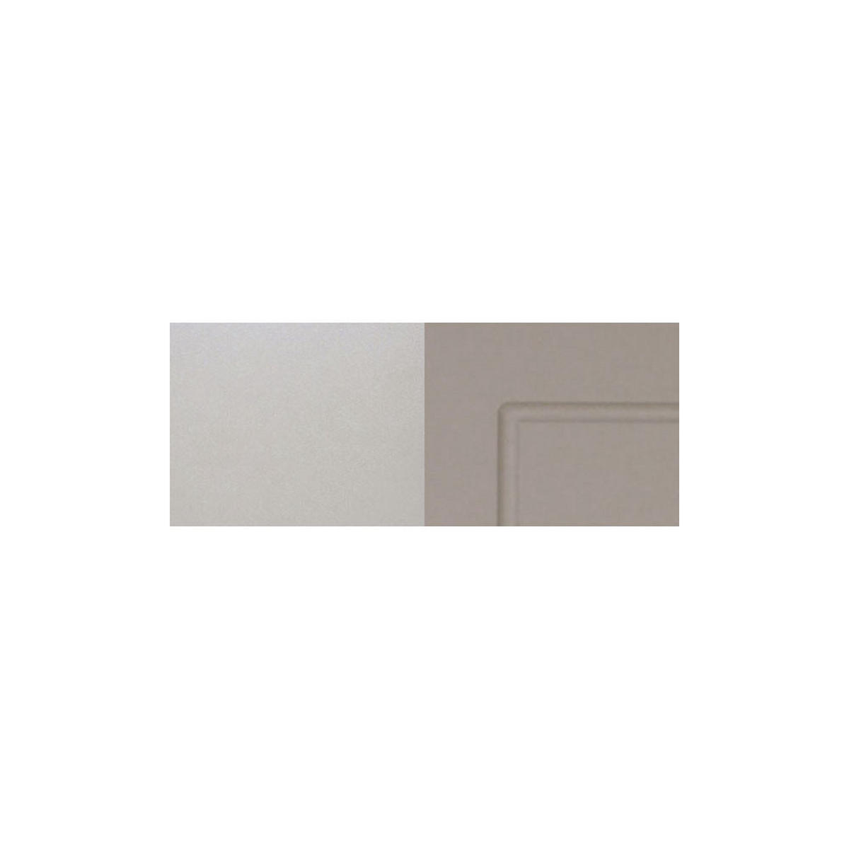 KÜCHENLEERBLOCK Kvantum grau / beige matt 10-teilig - Braun/Grau, Holzwerkstoff/Metall (330/226/150cm) - Feldmann-Wohnen
