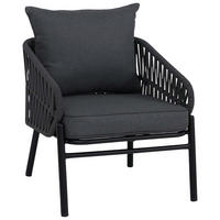 GARTENSTUHL Aluminium Anthrazit - Anthrazit, Metall (64/67/70cm) - PROREGAL