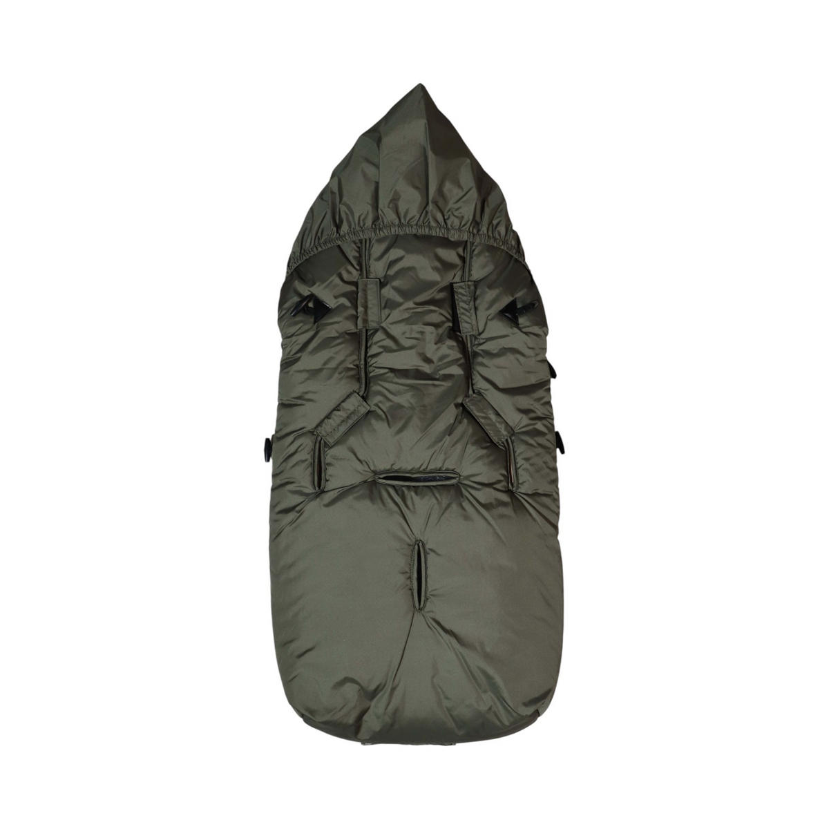 KINDERWAGENFUSSSACK Sheep mit Lammfelleinlage, kaki - Waldgrün, Textil/Fell (45/100cm) - Kaiserbaby