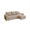 ECKSOFA Noha In Now Or Never - Beige, Holzwerkstoff/Textil (231/142cm) - Fun Möbel