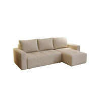 ECKSOFA Noha In Now Or Never - Beige, Holzwerkstoff/Textil (231/142cm) - Fun Möbel