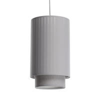 HÄNGELEUCHTE Grau 20/105 cm - Grau, Kunststoff (35/0.3/105cm) - ONZENO