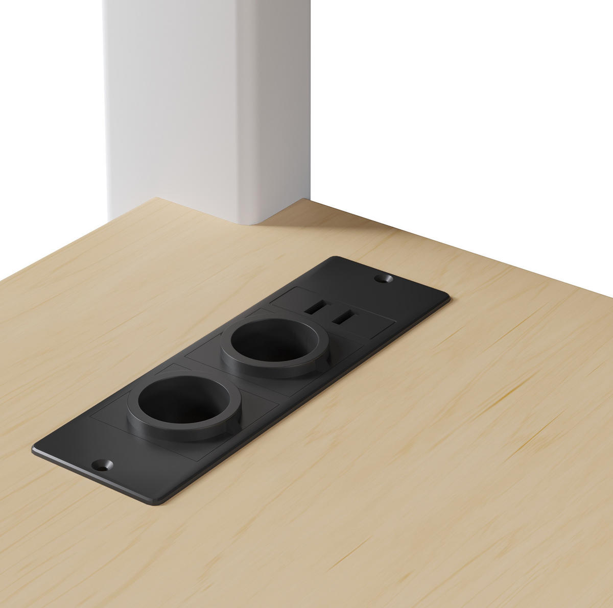 HOCHBETT mit Schreibtisch, Regalen und LED, Weiß, 140/200 cm - Weiß, Metall (140/200cm) - MIVRAY
