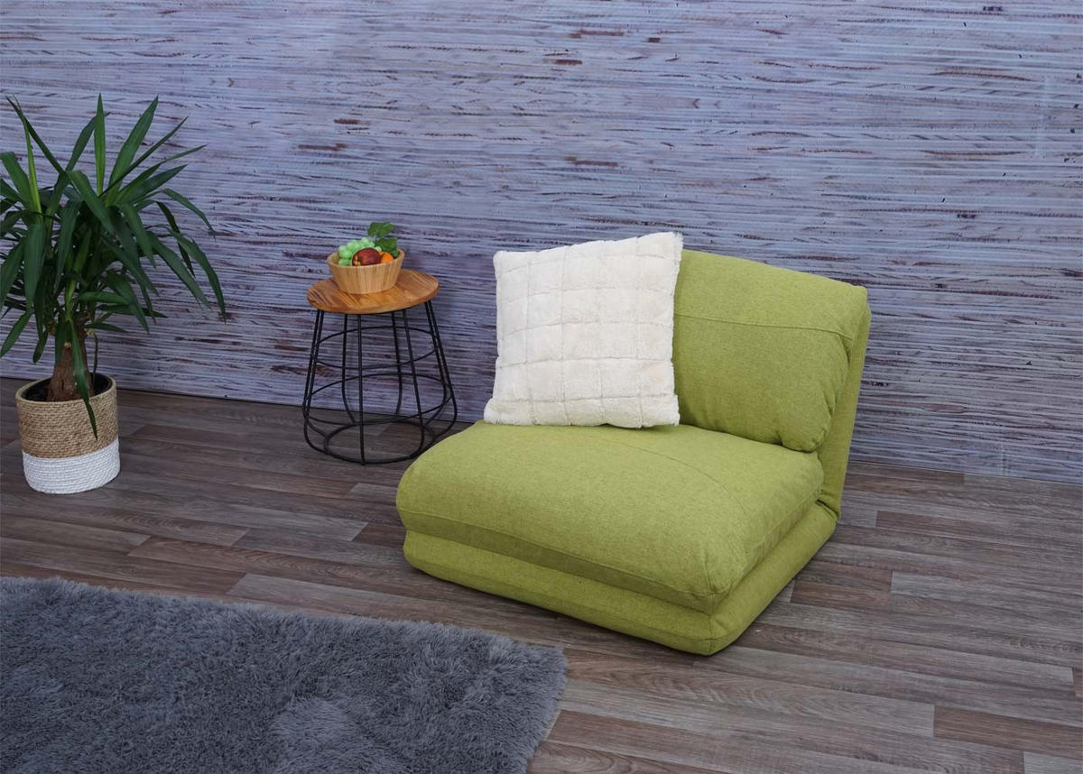 SCHLAFSESSEL Grün - Grün, Textil (75/60/75cm) - MCW