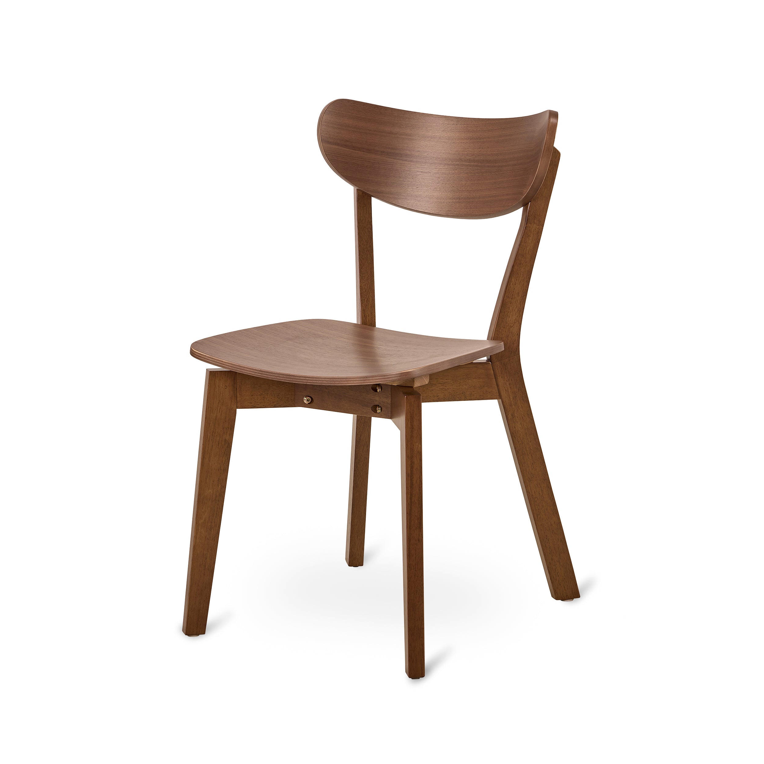 Pillovely Holzstuhl Braun 45x79.5x55 cm