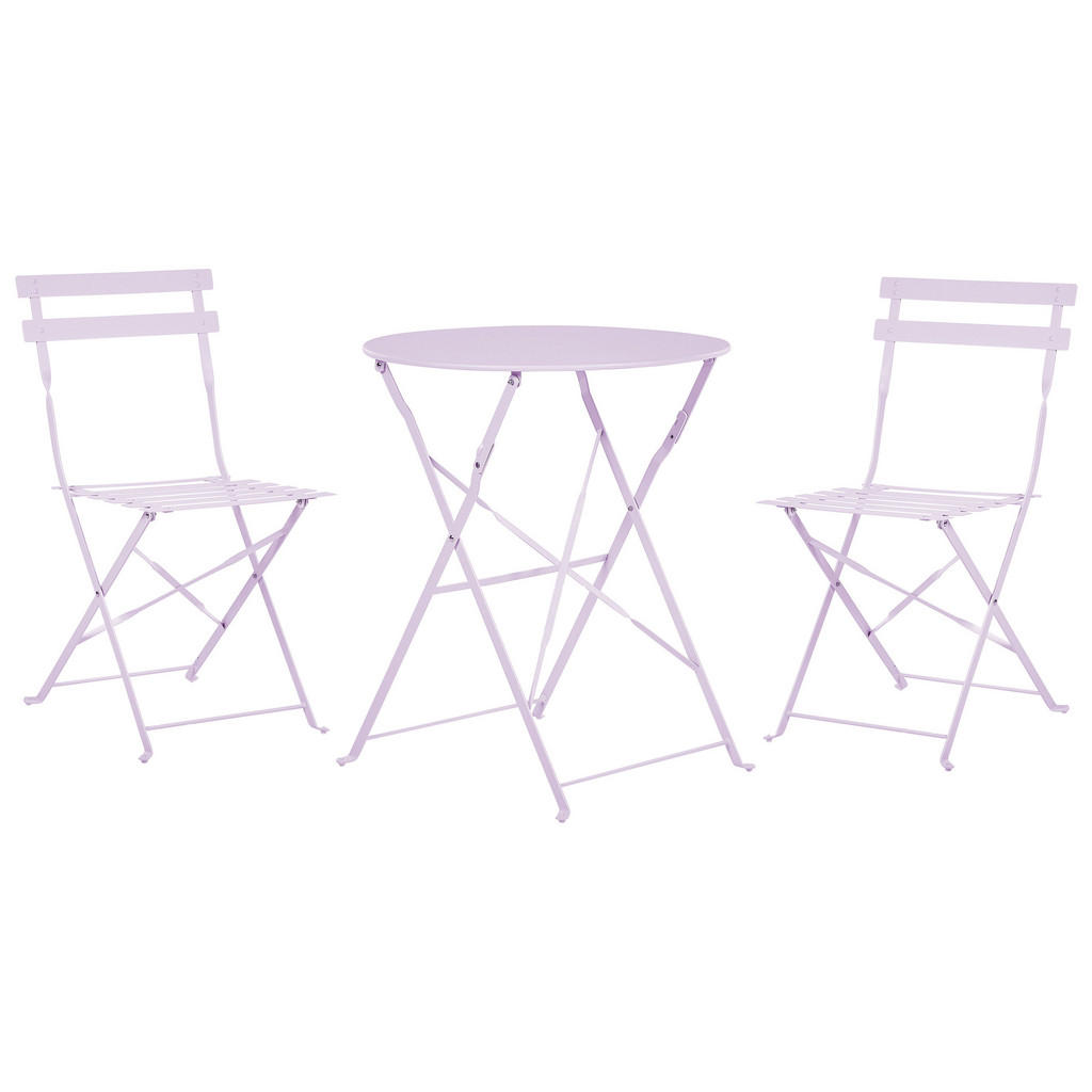 SET DE BALCON cu 2 locuri violet pliabil Fiori