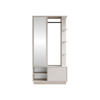 GARDEROBE Nala II - Sandfarben, Holzwerkstoff/Kunststoff (100/197/34cm) - MIRJAN24