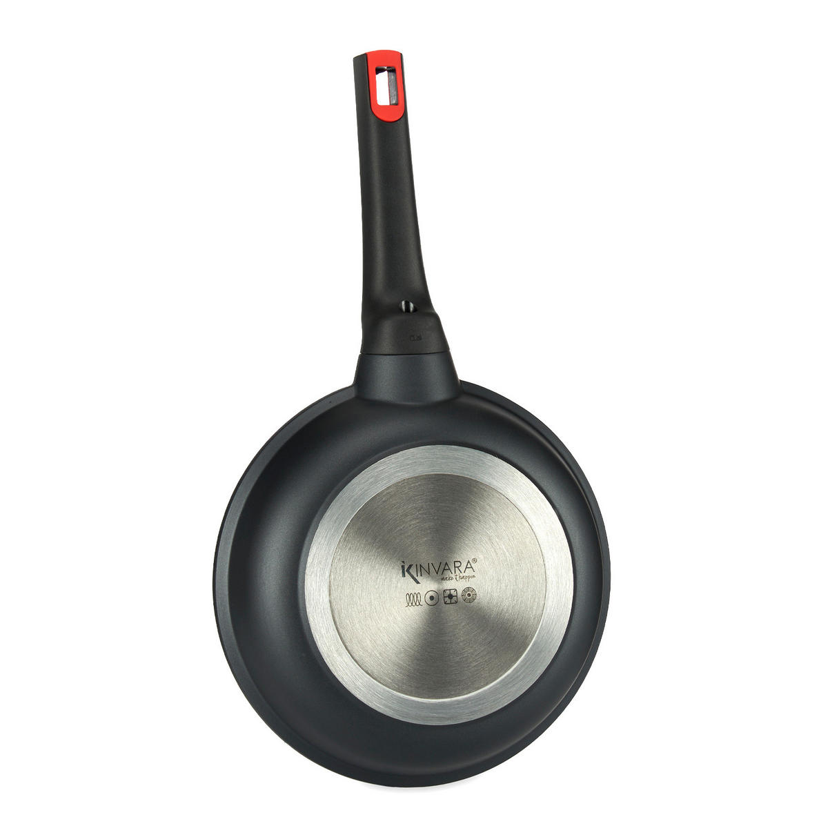 INDUKTIONS-PFANNE Molten Ø 24 cm - Schwarz, Metall (43cm) - Kinvara