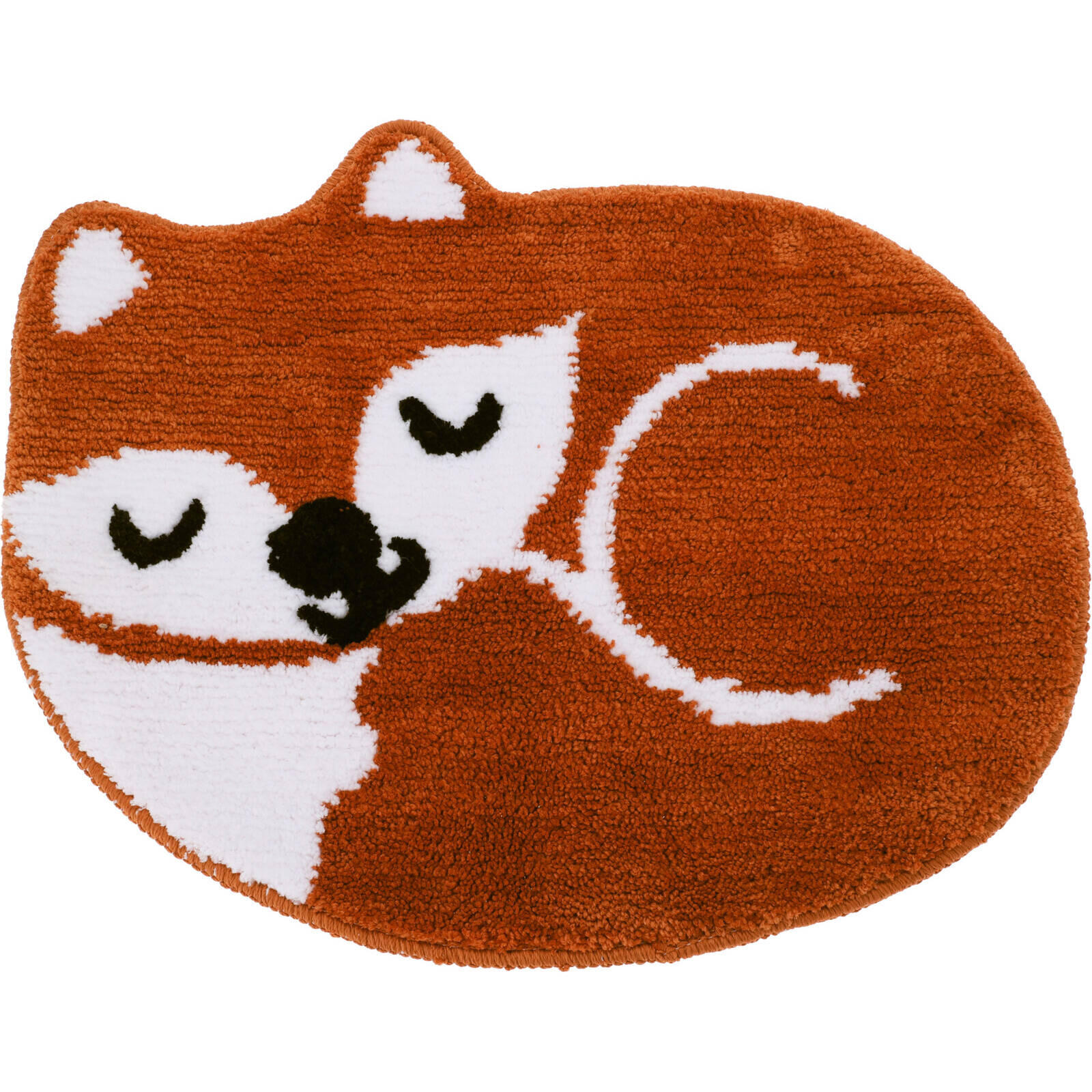 KINDERTEPPICH Schlafendes Tierchen - Orange, Kunststoff (50/62cm)