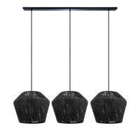 PENDELLEUCHTE Hugo Pd3 Pinto - Schwarz, Metall (33/33/27cm) - Paco Home