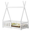 KINDERBETT Helsingborg - Weiß, Holz (70/140cm) - [en.casa]