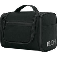 KULTURTASCHE zum Aufhängen Schwarz 7,3 Liter - Schwarz, Textil (5/2/5cm)