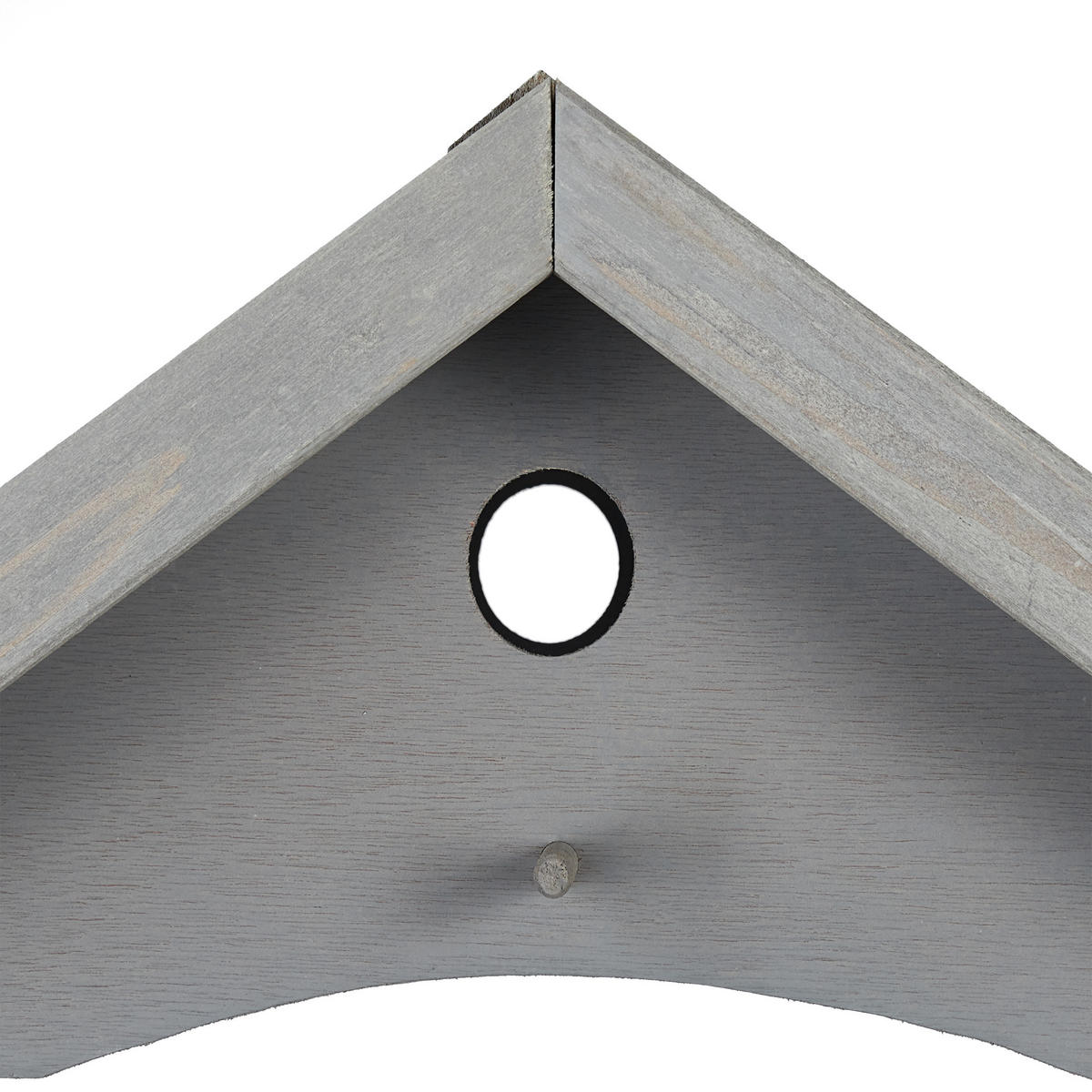VOGELFUTTERHAUS - Grau, Holz (70/139/60cm) - Relaxdays