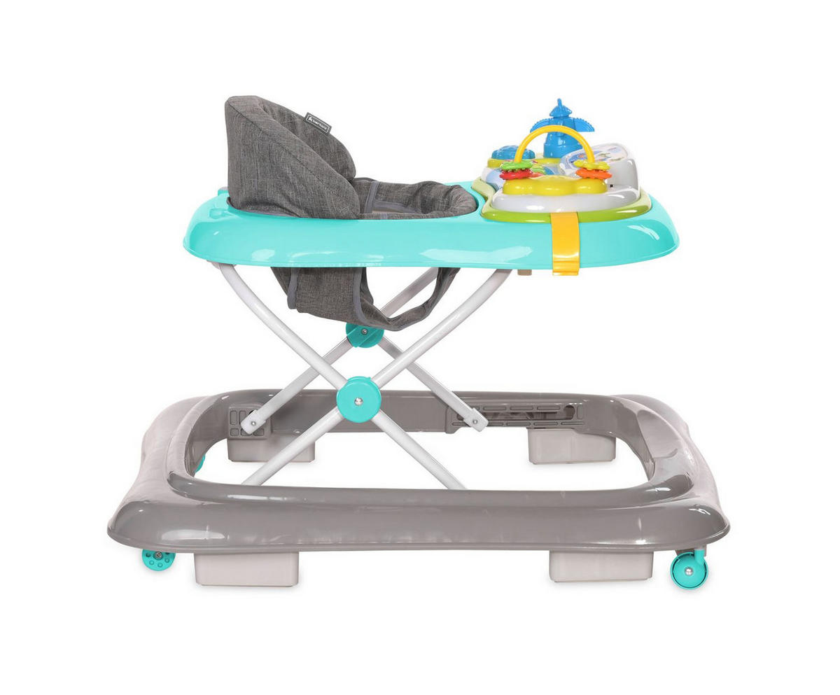 LAUFLERNHILFE Sea Adventure türkis Spielcenter Musikfunktion höhenverstellbar - Grün, Kunststoff (62/62/70cm) - Lorelli