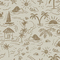 TAPETE Sunset Island - Gelb, Papier/Kunststoff (53/1000cm) - Superfresco Easy