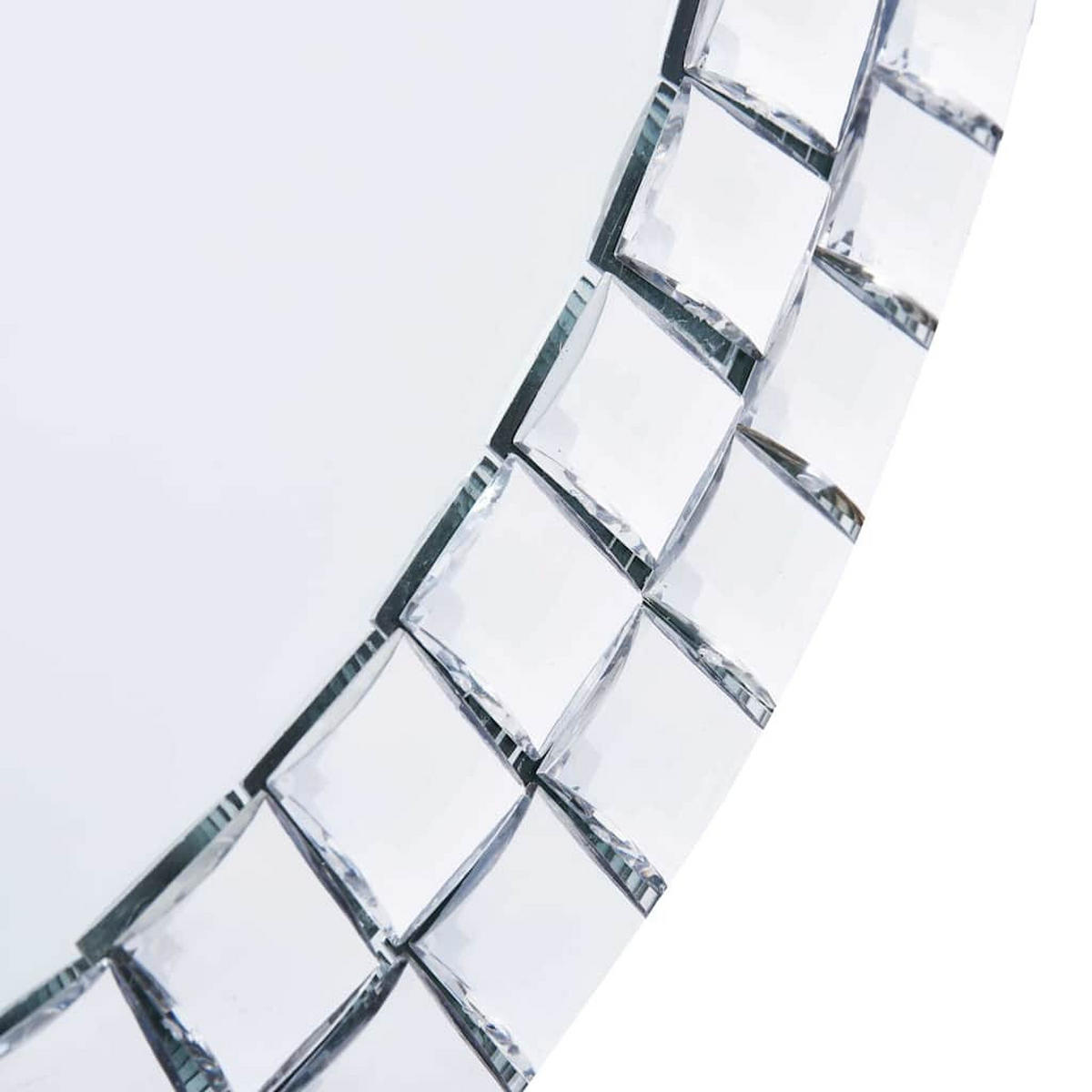 WANDSPIEGEL 60 cm Hartglas - Silberfarben, Kunststoff (60/60/60cm) - furnicato