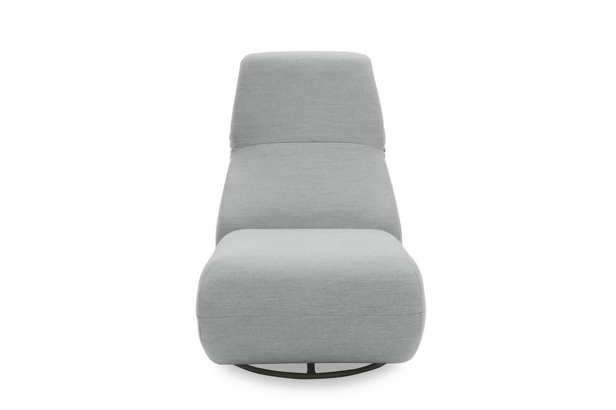 GARTENLOUNGE-RELAXSESSEL 2 Branwen 68x67x88 mit Outdoorbezug in silber - Silberfarben, Kunststoff (68/67/88cm) - 58aufmkessel