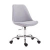 BÜROSTUHL Toulon, Stoff Grau - Grau, Textil/Metall (48/52/54cm) - TPFLiving