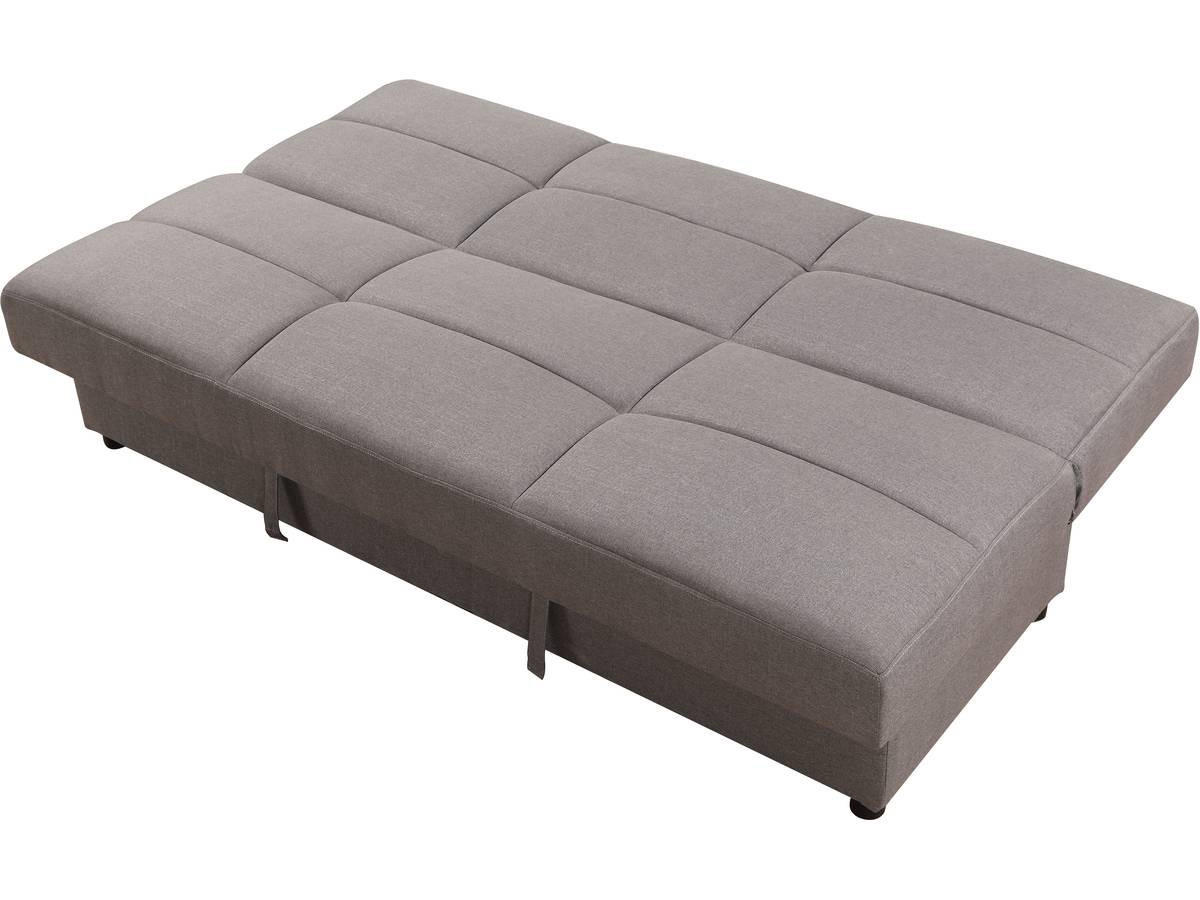 SCHLAFSOFA Enzo Grau - Grau, Textil (186/87/80cm) - Habitat Garten