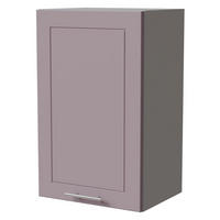 HÄNGESCHRANK Bari W2/45 RAL 4009 pastellviolett (K5) / Grau Matt 45 / 32,5 / 72cm - Violett/Grau, Holz/Holzwerkstoff (45/72/32.5cm) - Feldmann-Wohnen