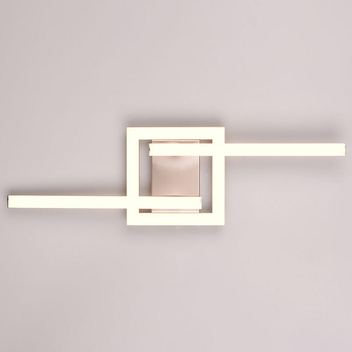 LED DECKENLEUCHTE Viale Silber Metall - Silberfarben, Metall (16/54/5cm)