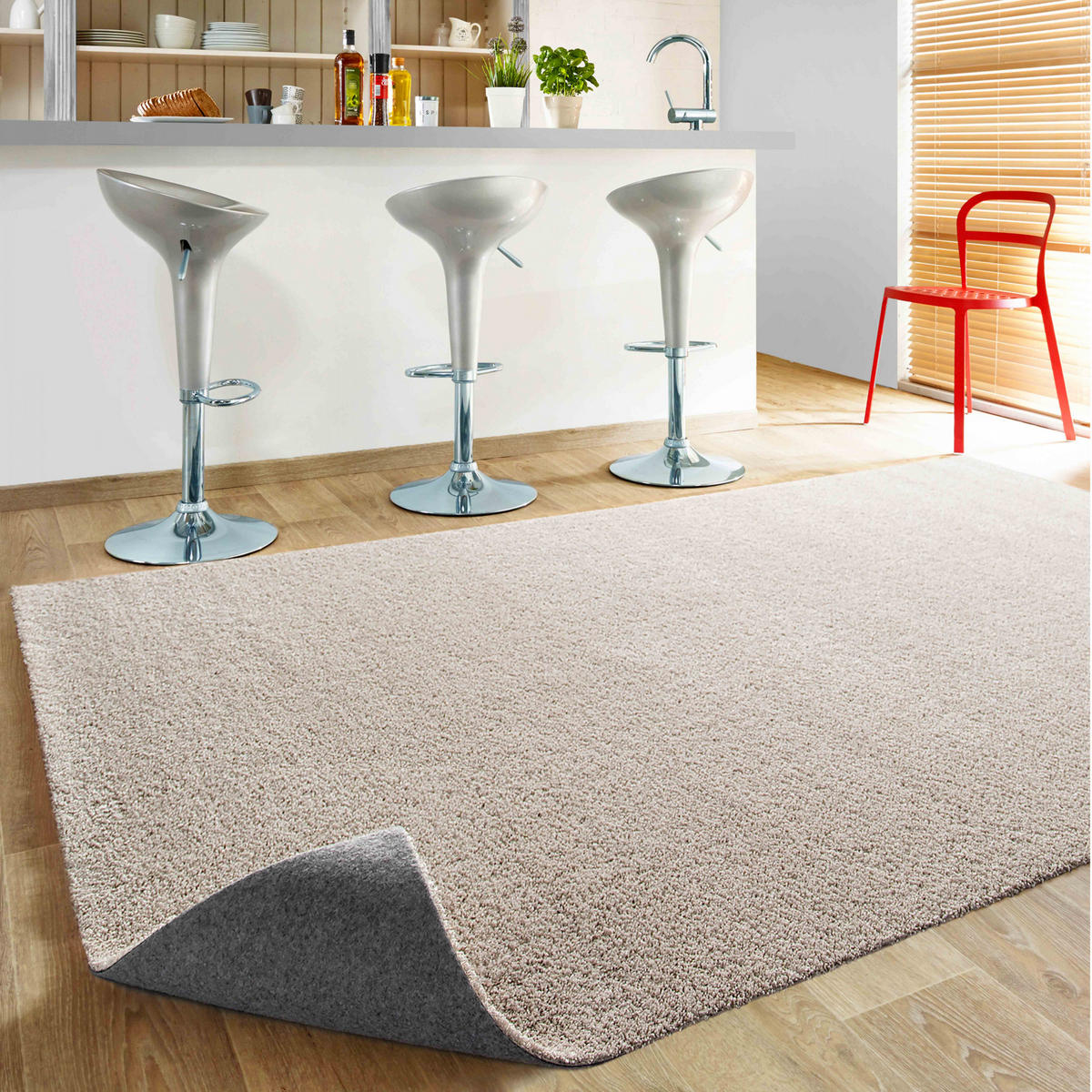 TEPPICH, 200 x 290 cm, Gelb - Gelb, Textil (200/290cm) - Oviala