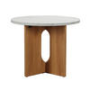 COUCHTISCH, helles Holzeffekt - Beige, Holz (50/50/40cm) - Oviala