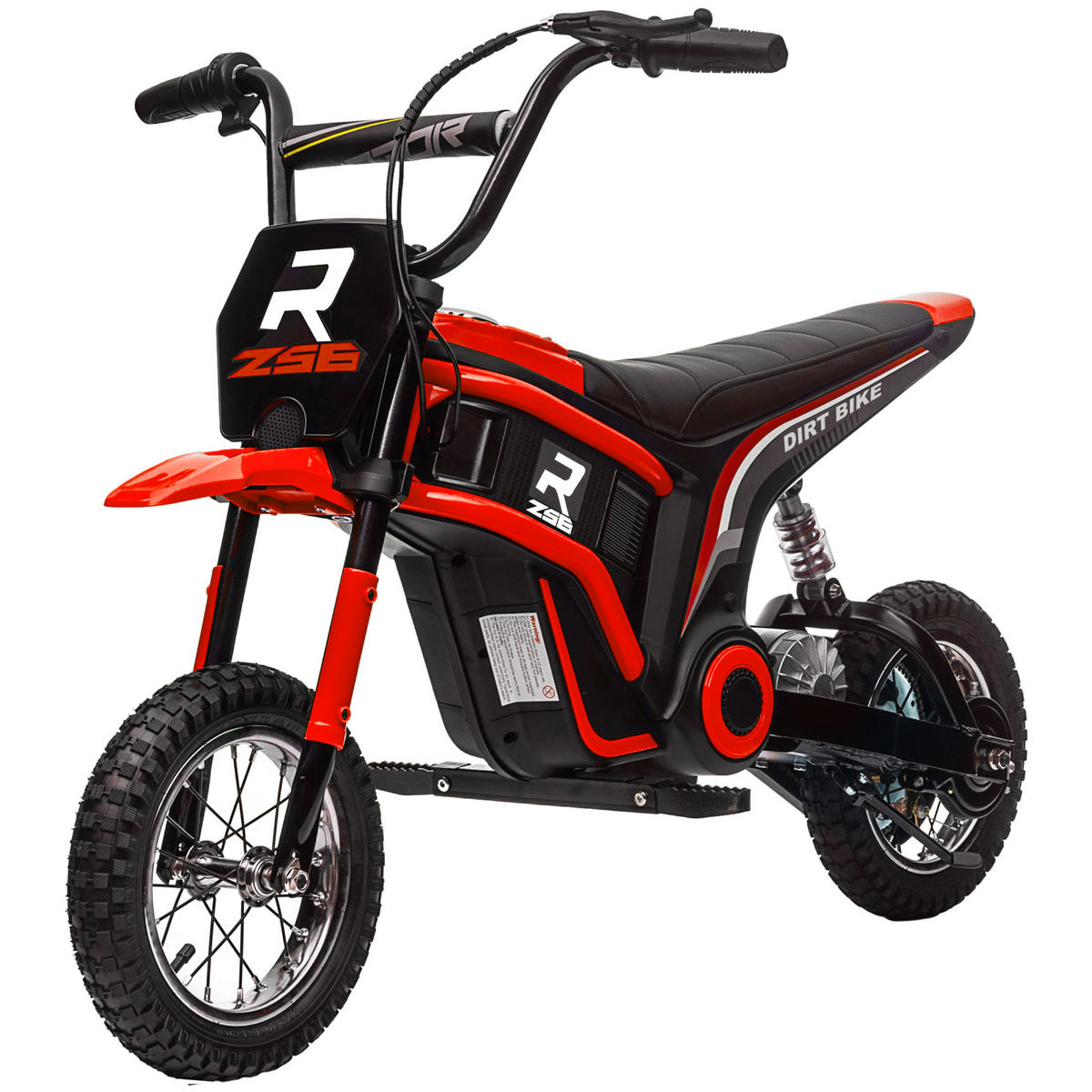 ELEKTRO-MOTORRAD DE-06189 24V mit Hupe und Leuchte Rot - Rot, Kunststoff/Metall (119/64/76.5cm) - ComfortXL
