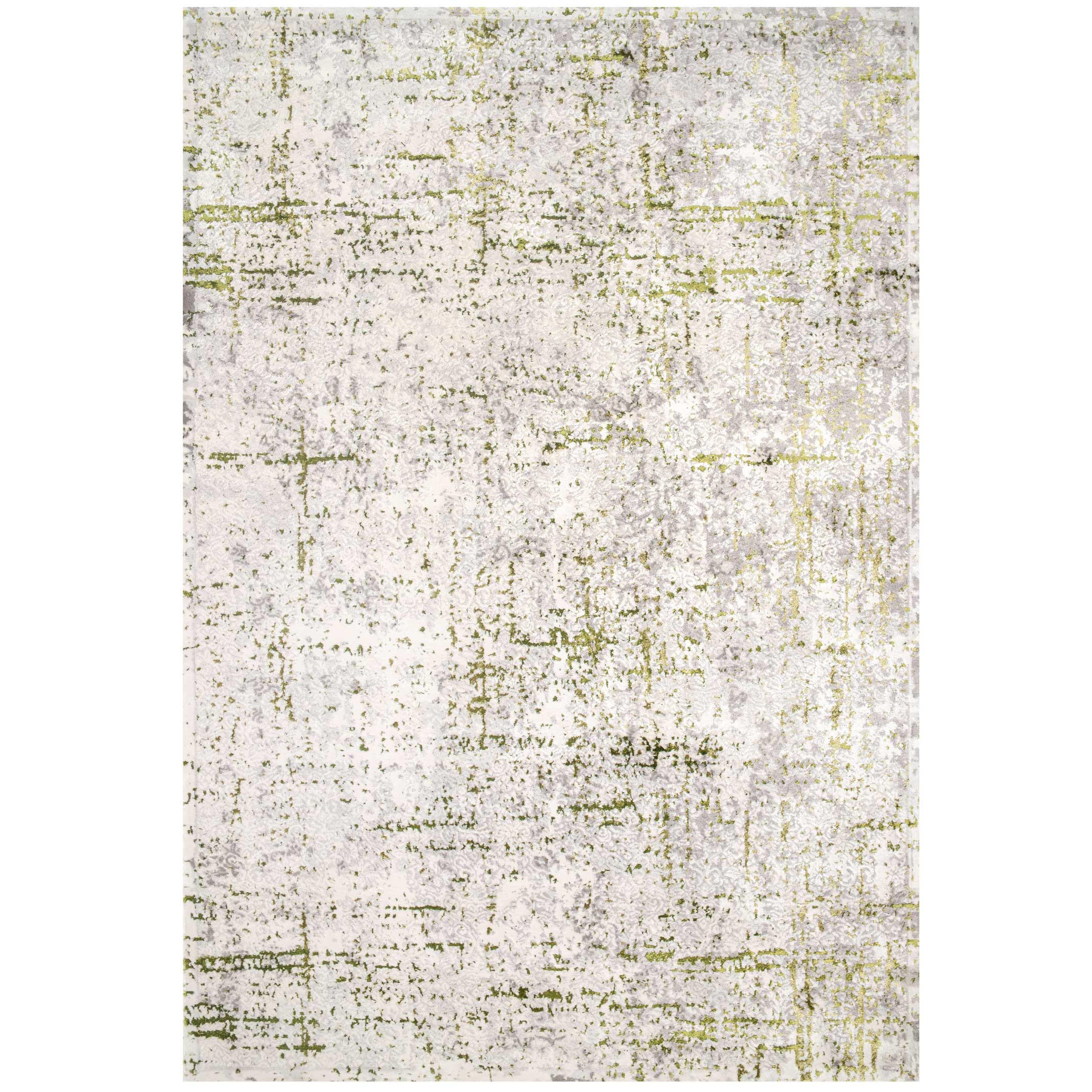 WEBTEPPICH Tweed Olivgrün - Olivgrün, Textil (80/150cm) - Kukoon Rugs