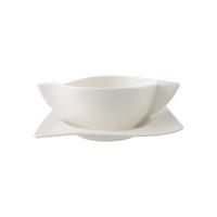SUPPENTASSE MIT UNTERTASSE NewWave weiß 260 ml - Weiß, Keramik (260L) - Villeroy & Boch