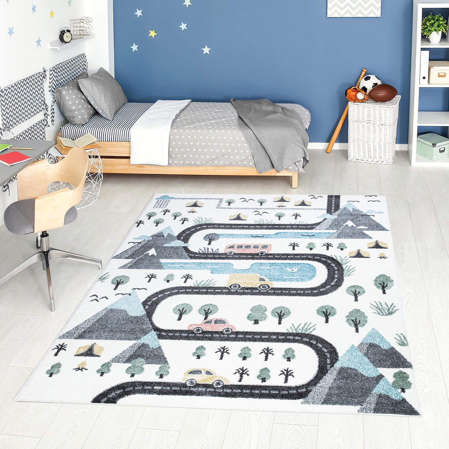 KINDERTEPPICH Anime 904 Creme 140x200 cm - Multicolor/Creme, Textil (140/200cm) - carpet city