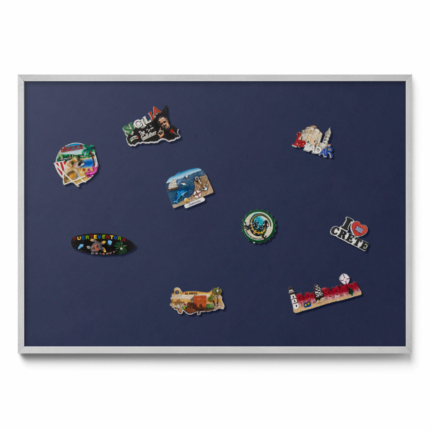 Tulup Magnettafel Currygelb 100x70x0.4 cm