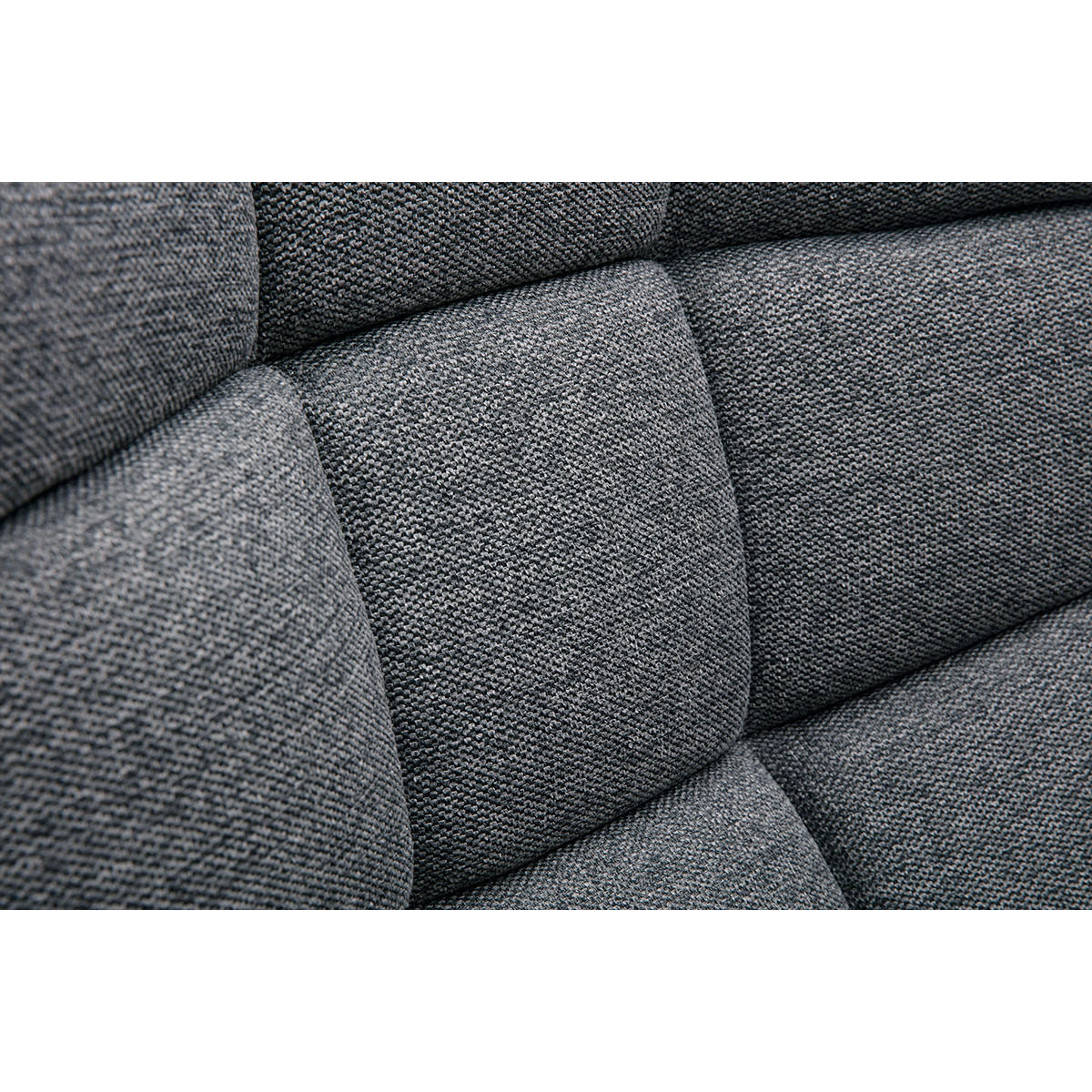 SESSEL Skandinavisch Samteffekt Dunkelgrau Holz BRODY - Dunkelgrau, Textil (93/101/75cm) - Miliboo