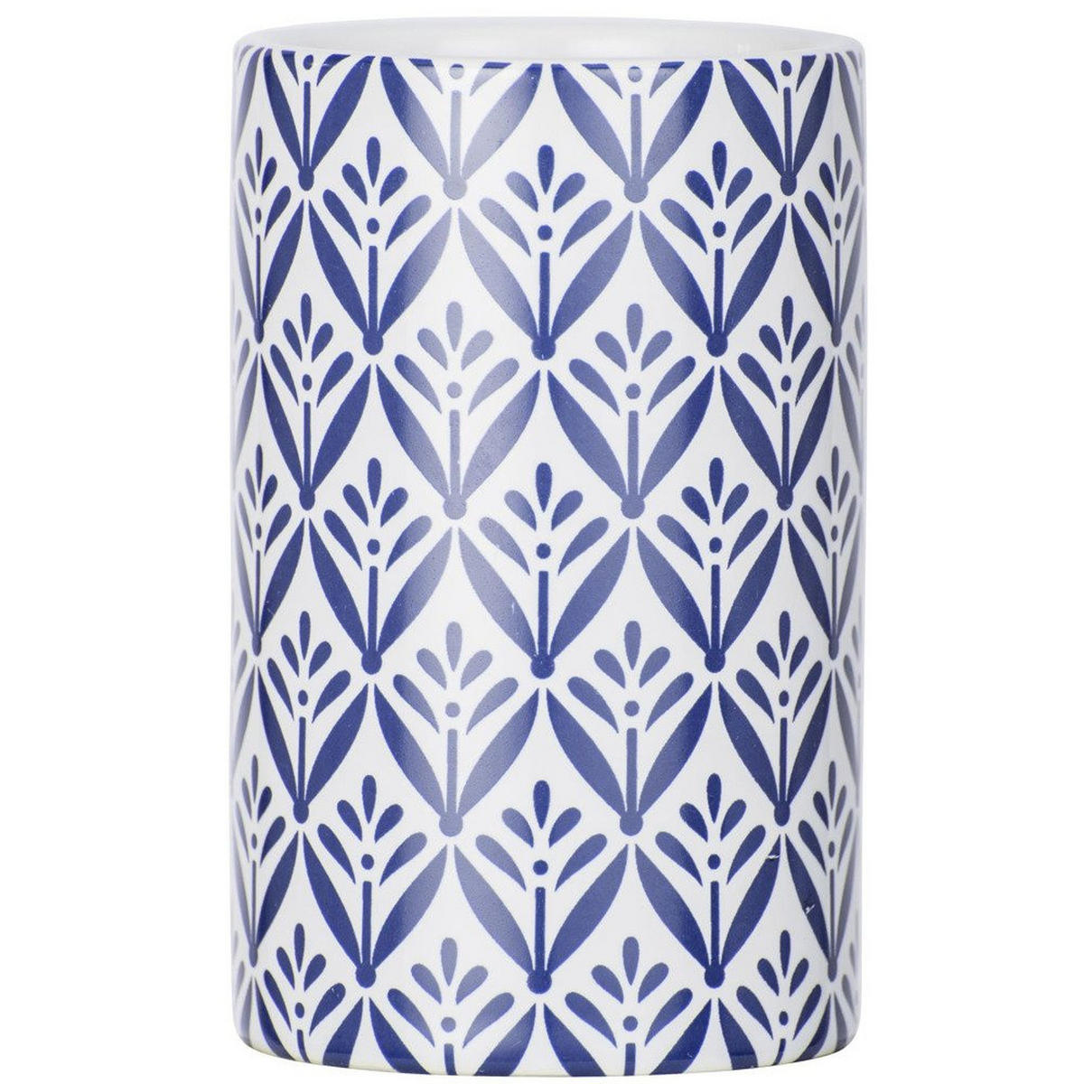 KERAMIKBECHER für Zahnbürsten Lorca 6,5/6,5/11 cm - Blau, Keramik (6.5/11/6.5cm) - Wenko