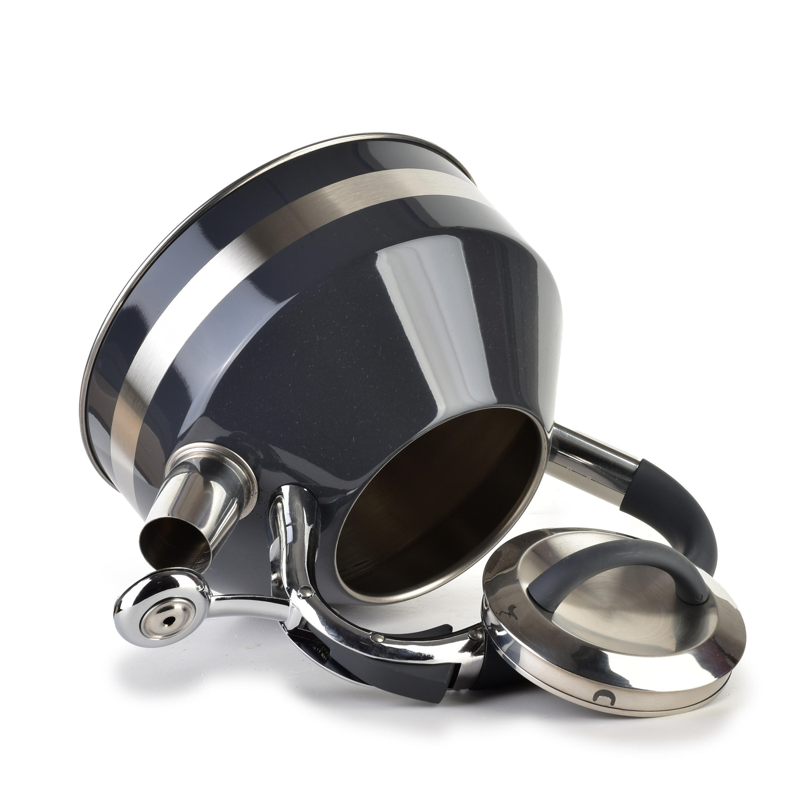 WASSERKESSEL Georg Grau 19.5/19.5/22 cm Metall - Grau, Metall (19.5cm) - Mondex