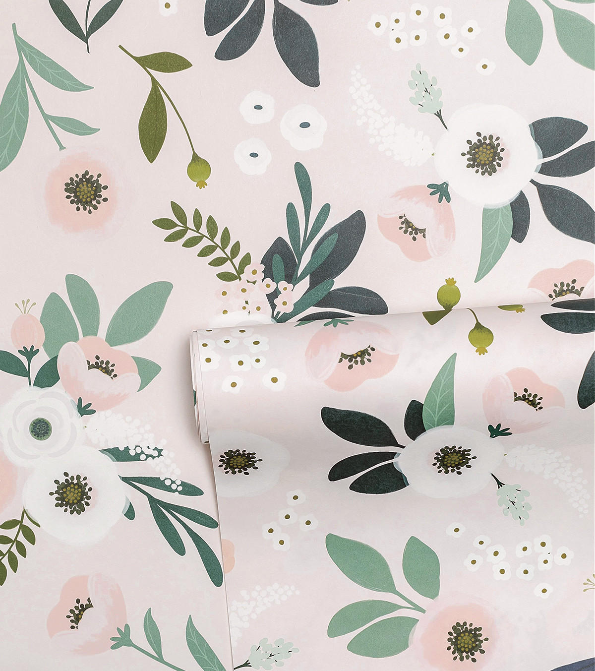 VLIESTAPETE Wonderland 50 cm x 10 m rosa Hintergrund - Pink/Multicolor, Papier (50/1000cm) - Lilipinso