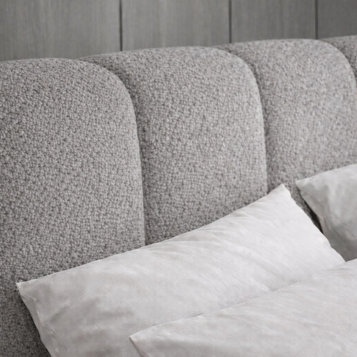 POLSTERBETT CLOUDY mit Bettkasten 180x200,Doppelbett,Lattenrost,Boxspringbett-Optik,ohne Matratze,Schlafzimmer-Grau - Grau, Holz (180/200cm) - Furnistar
