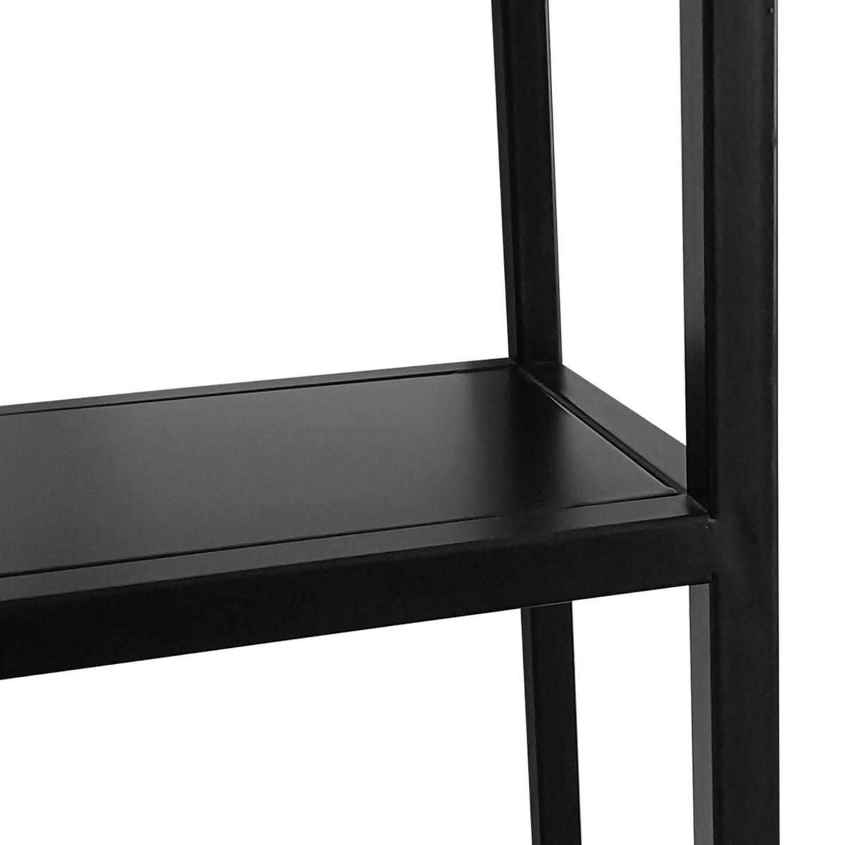 WANDREGAL Jämijärvi - Schwarz, Metall (120/90/18cm) - [en.casa]