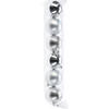 CHRISTBAUMKUGEL Basic Silber 6er Set 7/7/7 cm Kunststoff - Silberfarben, Kunststoff (7/7/7cm) - Mondex