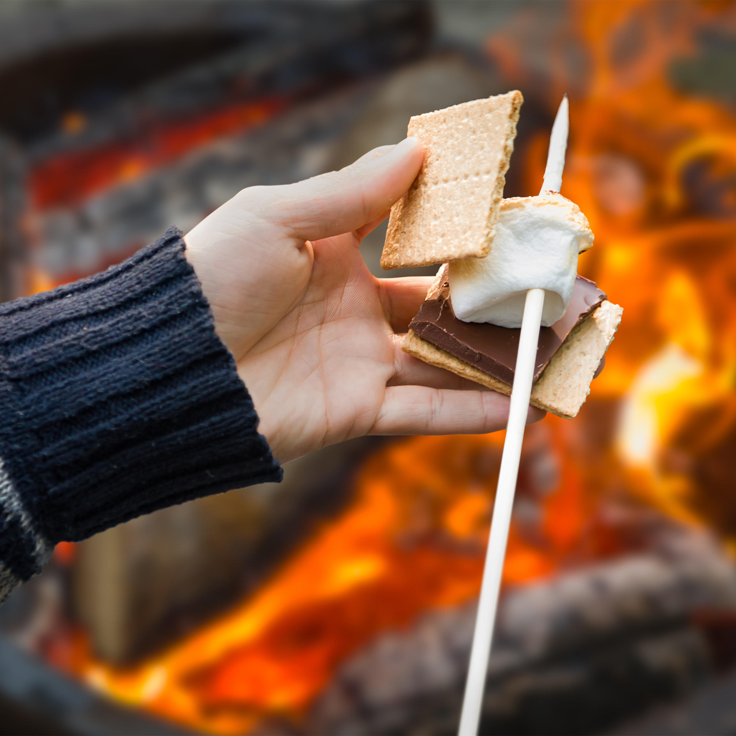 STOCKBROT Spieße 100er Set - Hellbraun, Holz (0.7cm) - Relaxdays
