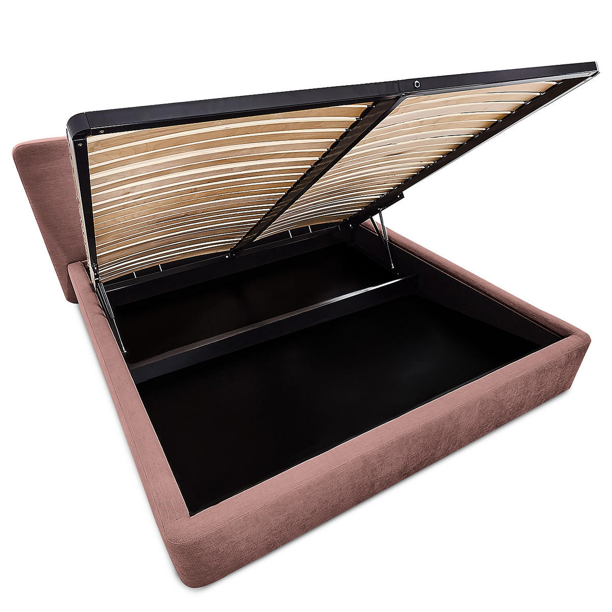 POLSTERBETT - Mauve, Textil (140/200cm) - home24