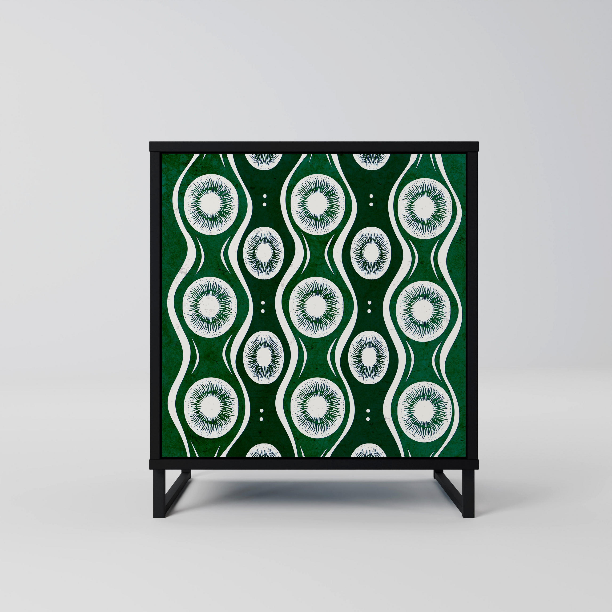 SpaceRebels Sideboard Schwarz 57.5x67.5x42 cm