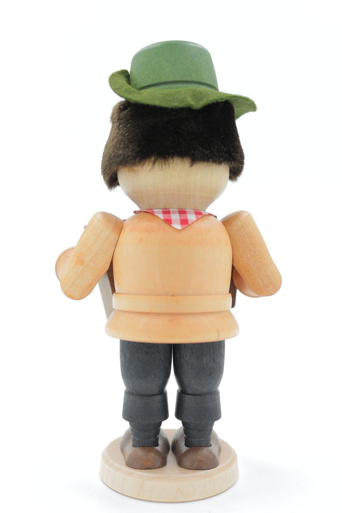 RAUCHFIGUR Wichtel m. Fuss Musiker 16,5 cm - Multicolor, Holz (9/16.5/0.1cm)