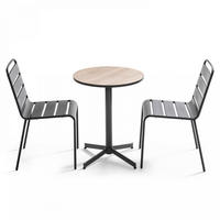 GARTENSET 3-tlg., Braun - Braun, Metall - Oviala