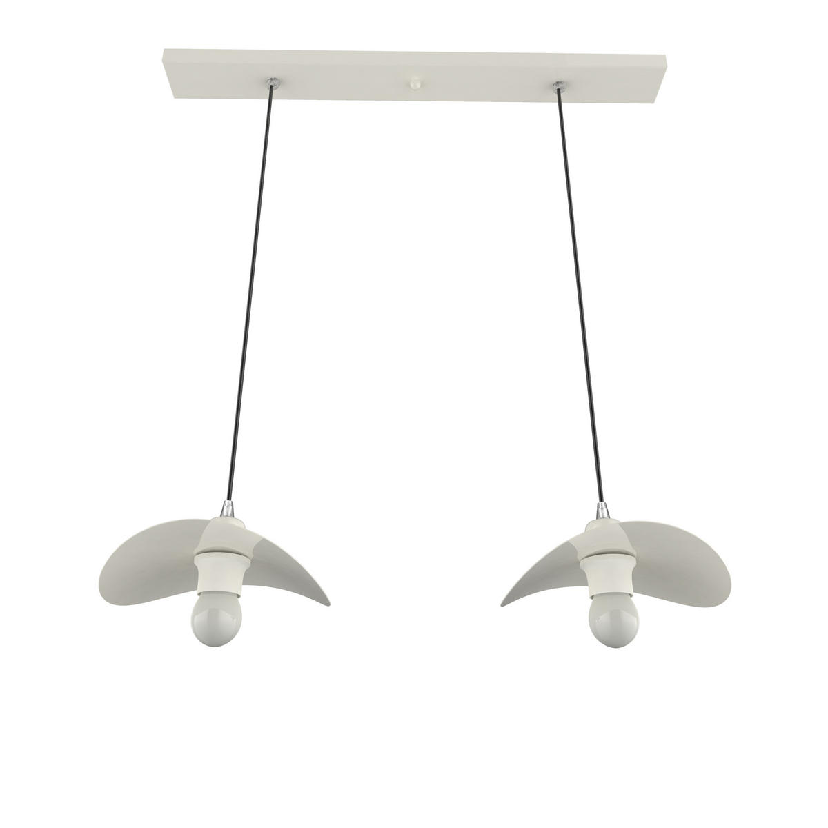 HÄNGELEUCHTE - Weiß Hochglanz, Metall (25/30/120cm) - Lumicom