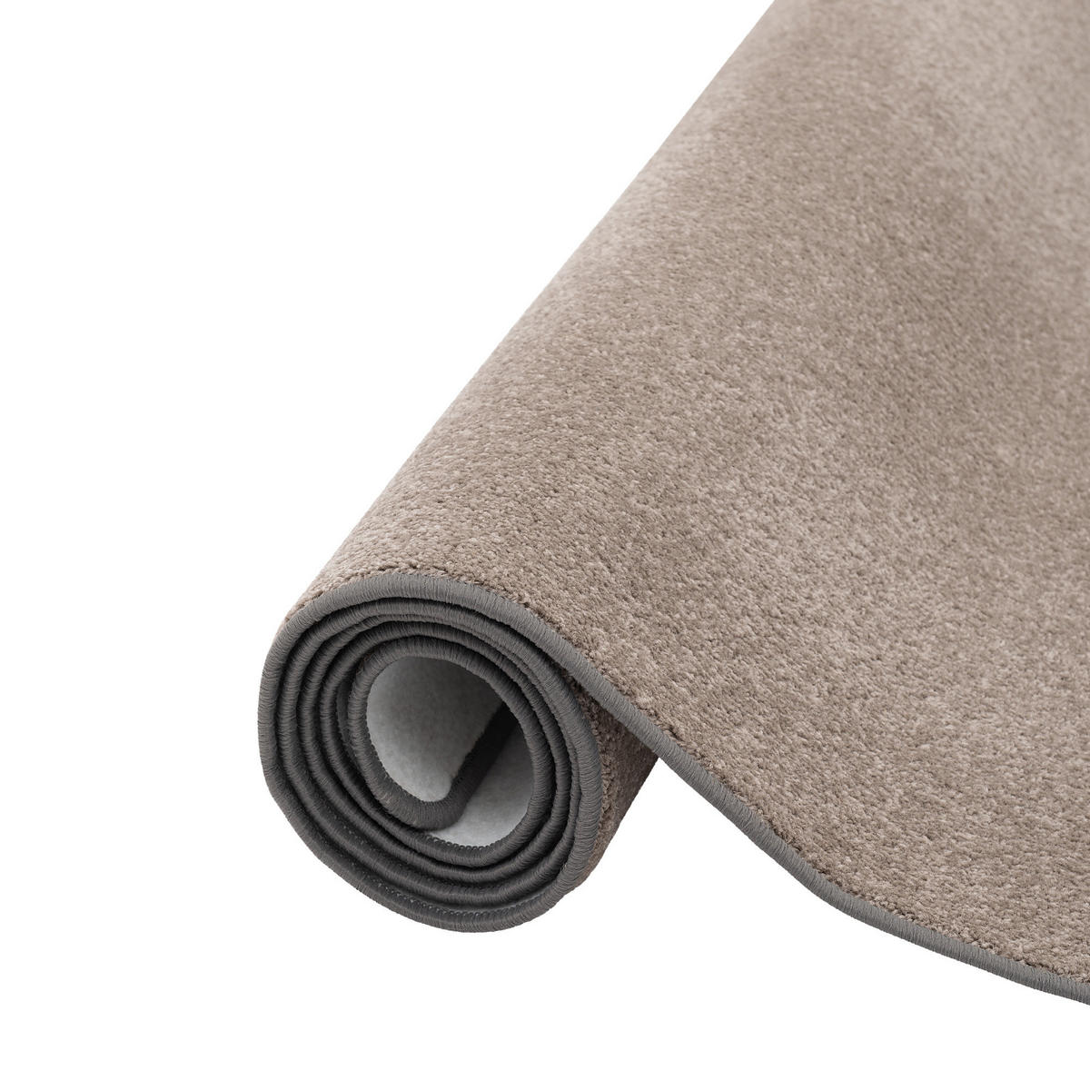 TREND VELOURS TEPPICH JOY - Taupe, Textil (100/200cm) - Snapstyle