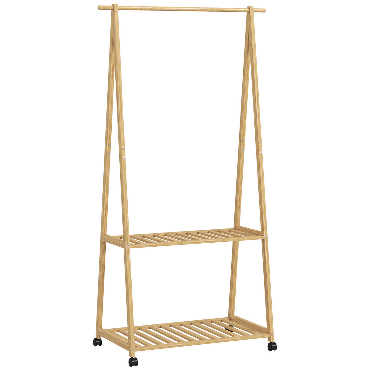 KLEIDERSTÄNDER DE-17875 Natur - Naturfarben, Naturmaterialien (84.5/158/43.5cm) - ComfortXL