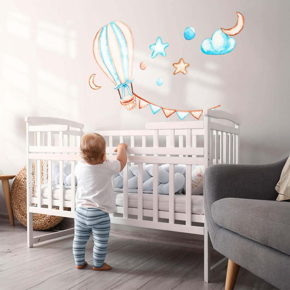 WANDAUFKLEBER 80x119cm - Boho-Dekorationen - Multicolor, Kunststoff (80/119/0.1cm) - Wallfluent